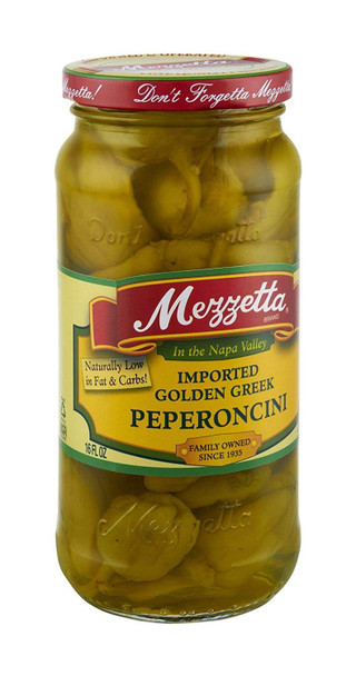 Mezzetta Greek Pepperoncini - Case of 6 - 16 Fl oz.