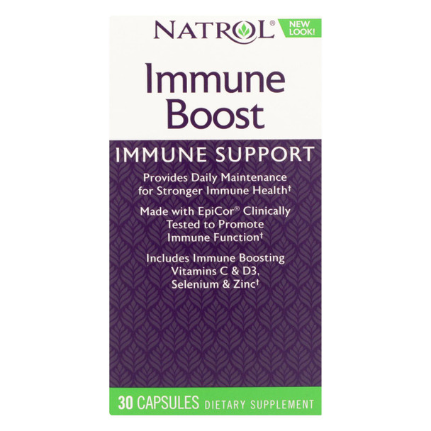 Natrol Immune Boost featuring EpiCor - 30 Capsules