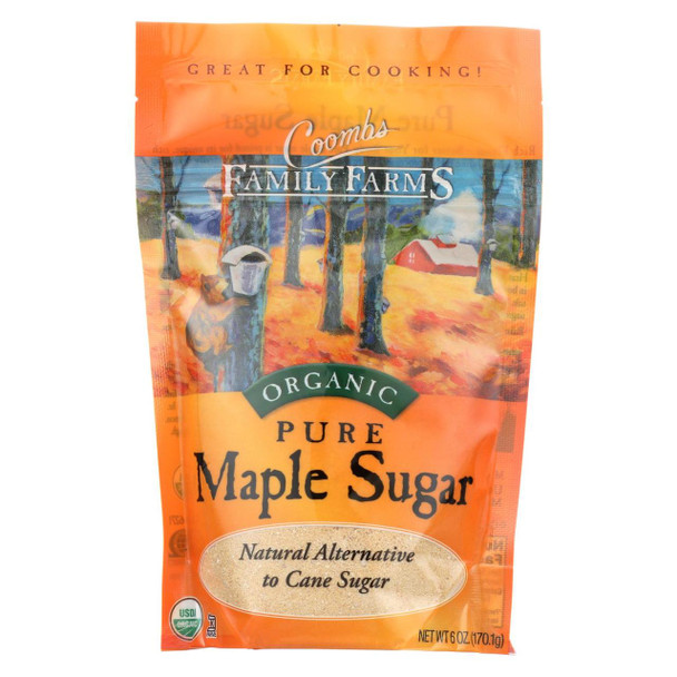 Coombs Family Farms Maple Sugar - Pure - Case of 6 - 6 oz.