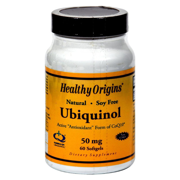 Healthy Origins Ubiquinol Kaneka QH - 50 mg - 60 Softgels