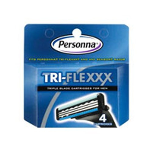 Personna Tri-Flexxx Razor System for Men Cartridge Refill - 4 Cartridges