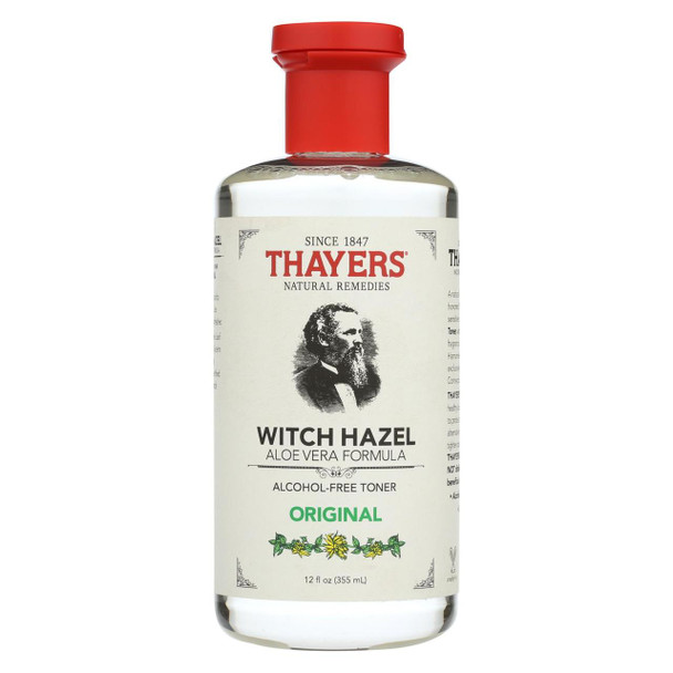 Thayers Witch Hazel with Aloe Vera Original Alcohol Free - 12 fl oz