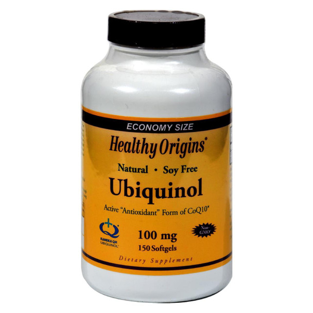 Healthy Origins Ubiquinol Kaneka QH - 100 mg - 150 Softgels