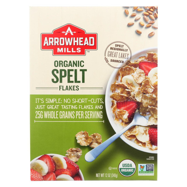 Arrowhead Mills - Organic Spelt Flakes - Case of 12 - 12 oz.