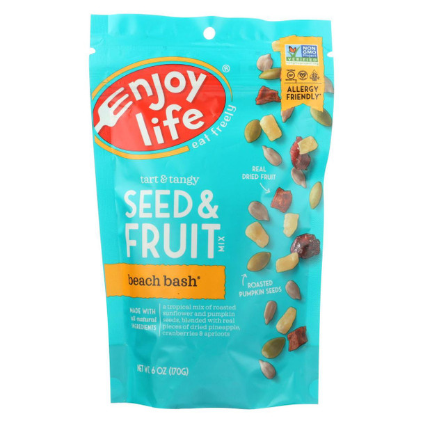 Enjoy Life - Seed and Fruit Mix - Not Nuts - Beach Bash - 6 oz - case of 6