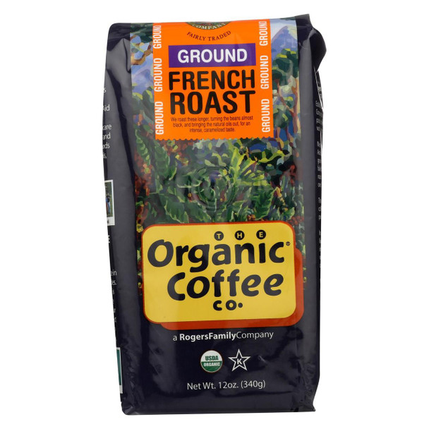 Organic Coffee Coffee - Organic - Ground - French Roast - 12 oz - case of 6