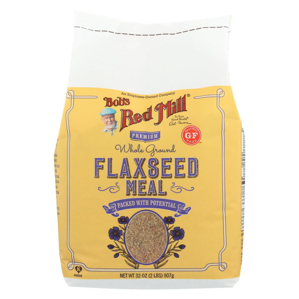 Bob's Red Mill Brown Flaxseed Meal - 32 oz - Case of 4