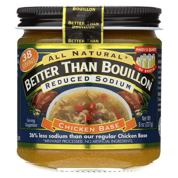 Better Than Bouillon - Chicken Base Redcd Sodium - CS of 6-8 OZ