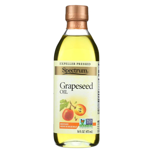 Spectrum Naturals Grapeseed Oil - Refined - 16 fl oz