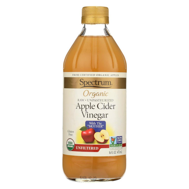 Spectrum Naturals Organic Unfiltered Apple Cider Vinegar - 16 Fl oz.