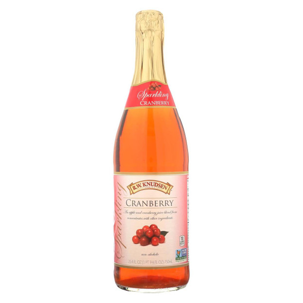 R.W. Knudsen - Sparkling Juice - Cranberry - Case of 12 - 750 ml