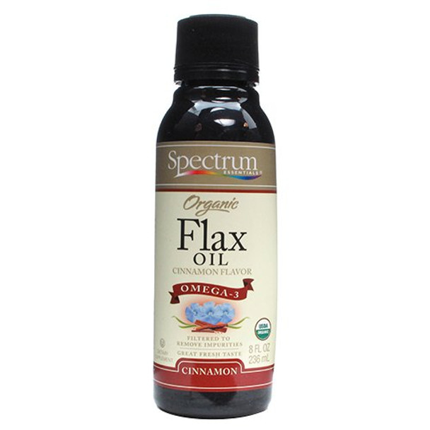 Spectrum Essentials Organic Flax Oil Cinnamon - 8 fl oz