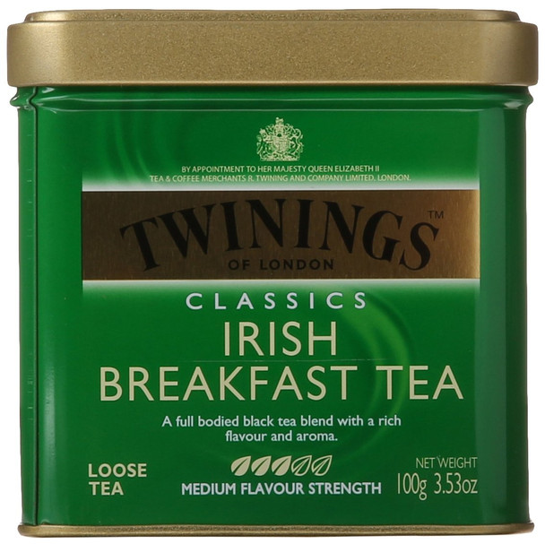Twinings Tea - Irish Breakfast - Case of 6 - 3.53 oz.