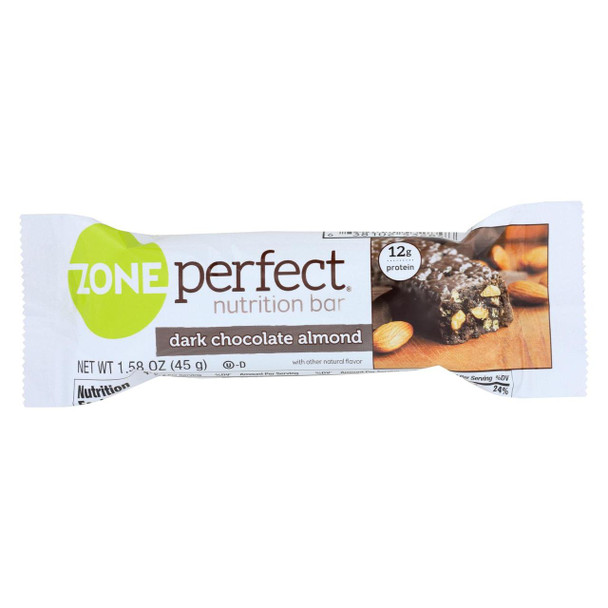 Zone - Nutrition Bar - Dark Chocolate Almond - Case of 12 - 1.58 oz.