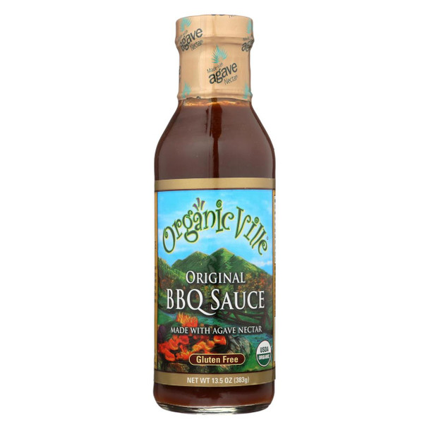 Organic Ville Original Organic Sauce - BBQ - Case of 6 - 13.5 Fl oz.