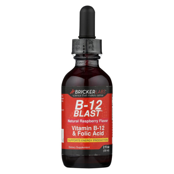 Bricker Labs - Blast B12 Vitamin B12 and Folic Acid - 2 fl oz