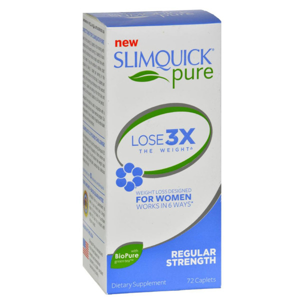 SlimQuick Pure - Regular Strength - 72 Caplets