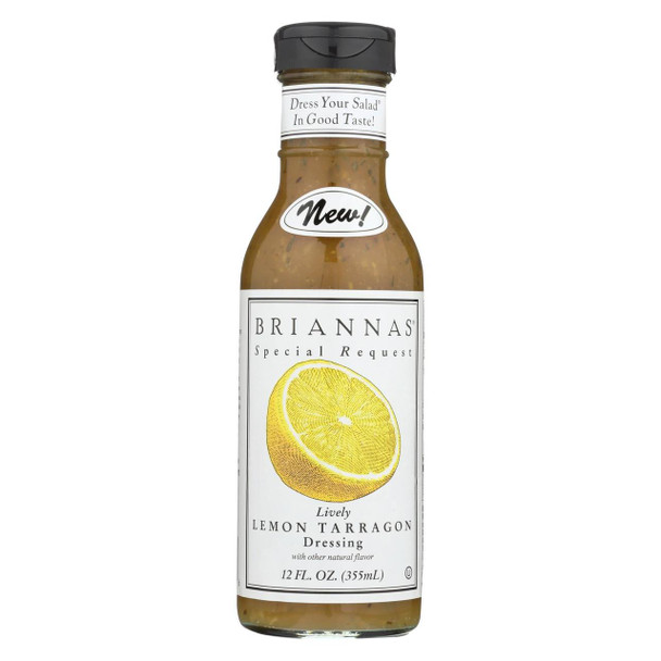 Brianna's - Salad Dressing - Lively Lemon Tarragon - Case of 6 - 12 oz.