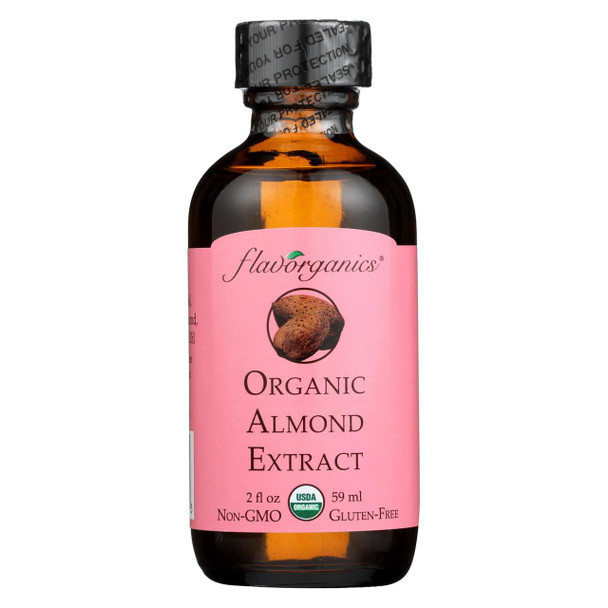 Flavorganics Extract - Organic - Almond - 2 oz - case of 12