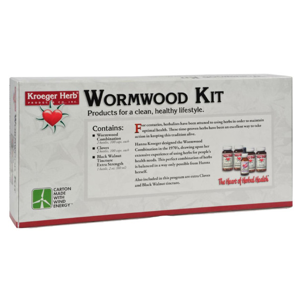 Kroeger Herb Wormwood Parasite Control Kit - 1 Kit