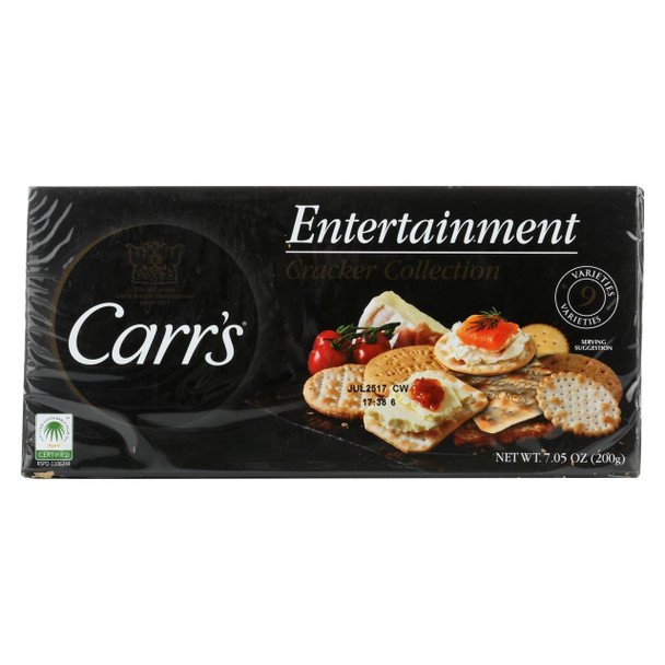 Carr's Crackers Entertainment Collection - Case of 12 - 7.05 OZ