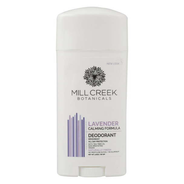 Mill Creek Deodorant Stick Cool Lavender - 2.5 oz