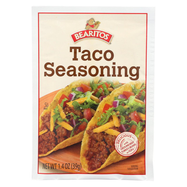 Bearitos Seasoning - Taco - 1.4 oz - case of 12