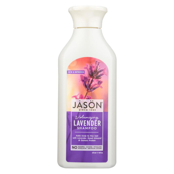 Jason Pure Natural Volumizing Shampoo Lavender - 16 fl oz