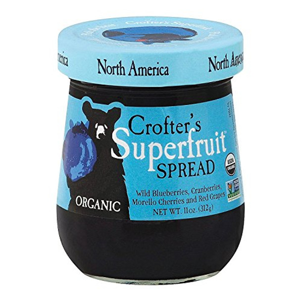 Crofters Superfruit Spreads - North America - Case of 6 - 11 oz.