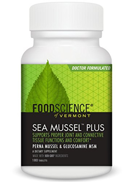 FoodScience of Vermont Sea Mussel Plus - 180 Tablets