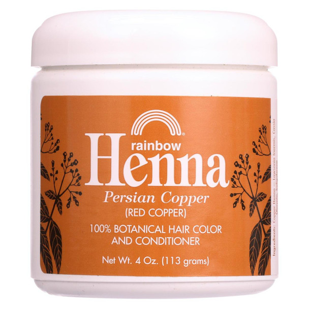 Rainbow Research Henna Hair Color and Conditioner Persian Copper Red Copper - 4 oz