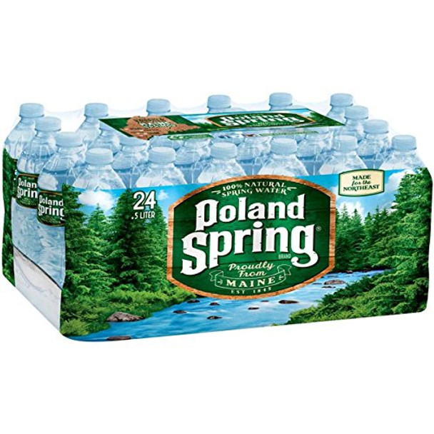 Poland Spring Water - Original - Case of 4 - 16.9 Fl oz.