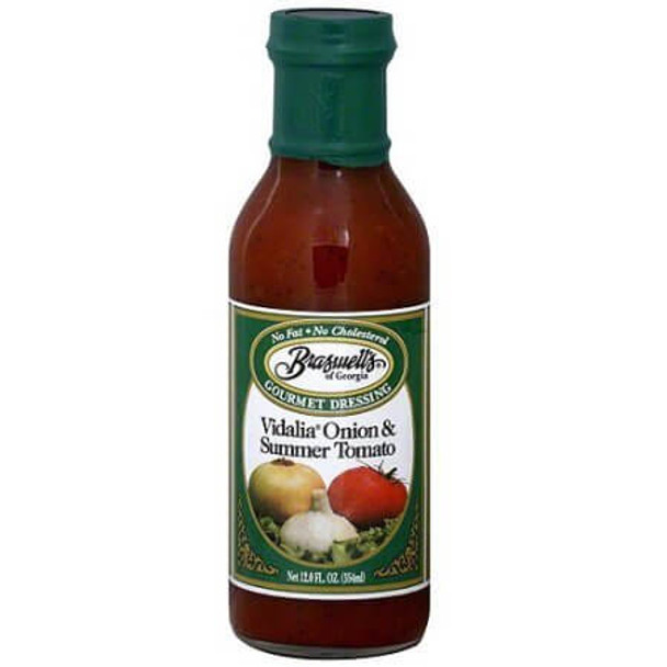 Braswell's - Gourmet Dressing - Vidalia Onion and Summer Tomato - Case of 6 - 12 Fl oz.