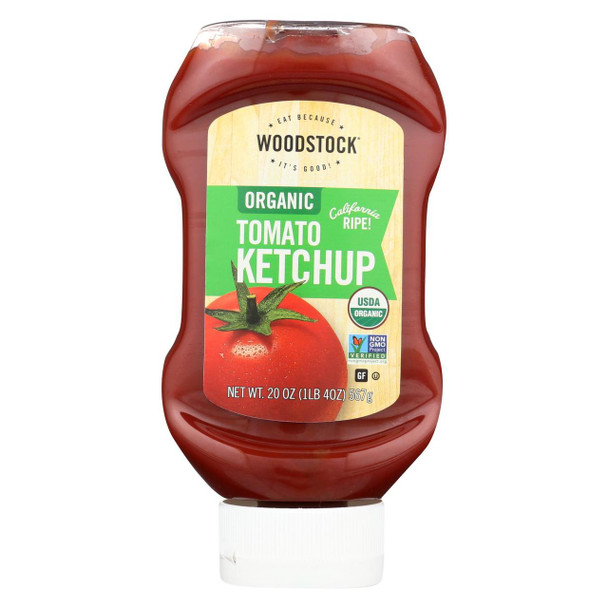 Woodstock Organic Tomato Ketchup - 1 Each 1 - 20 OZ