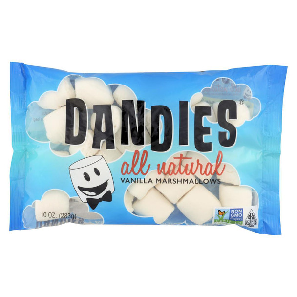 Dandies - Air Puffed Marshmallows - Classic Vanilla - Case of 12 - 10 oz.