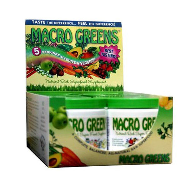 MacroLife Naturals Macro Green Superfood 6 servings - Case of 6 - 2 oz