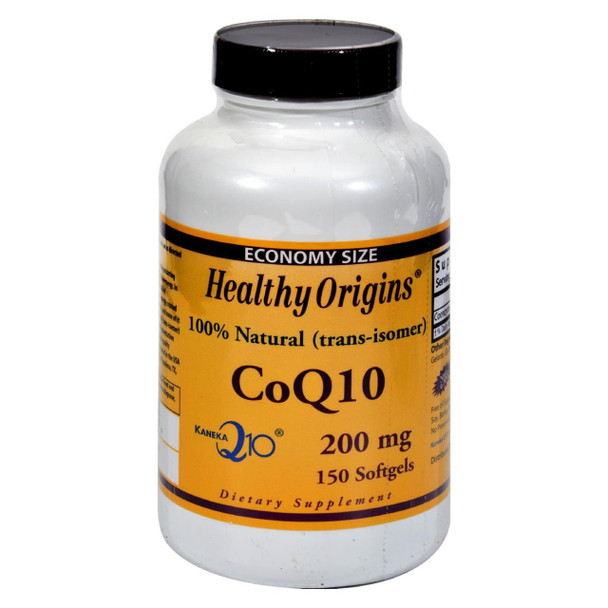 Healthy Origins CoQ10 Gels - 200 mg - 150 Softgels