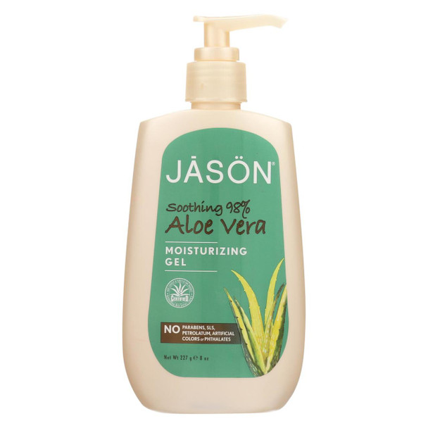 Jason Soothing 98% Aloe Vera Moisturizing Gel - 8 oz