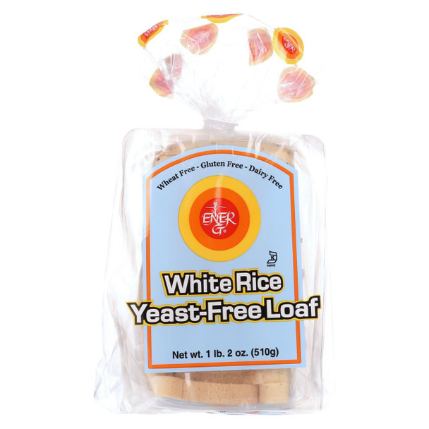 Ener-G Foods - Loaf - White Rice - Yeast-Free - 19 oz - case of 6