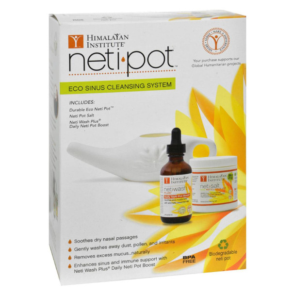 Himalayan Institute Neti Pot Eco Starter - 1 Kit