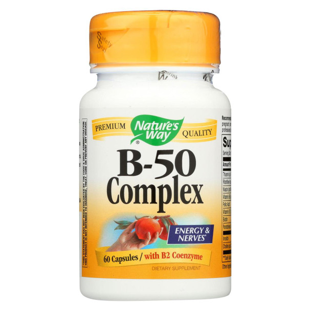 Nature's Way - Vitamin B-50 Complex - 60 Capsules