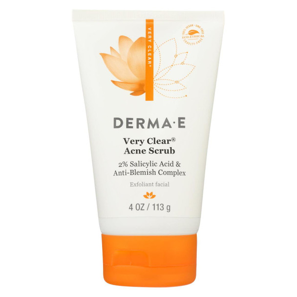 Derma E - Very Clear Cleansing Scrub - 4 fl oz.