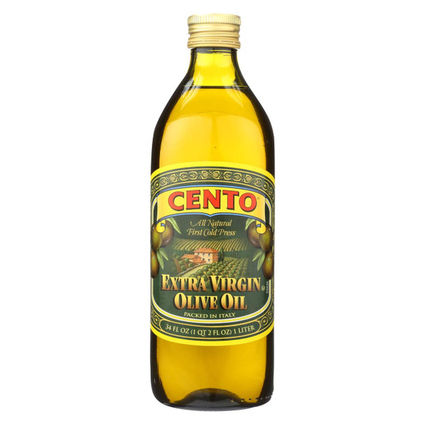 Cento Olive Oil - Cento Extra Virgin Olive Oil - Case of 6 - 34 fl oz.