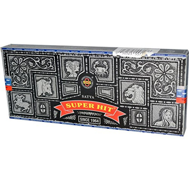 Sai Baba Super Hit Nag Champa Incense - 3.5 oz - Case of 6