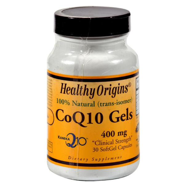 Healthy Origins COQ10 400 mg Kaneka Q10 - 30 Softgels