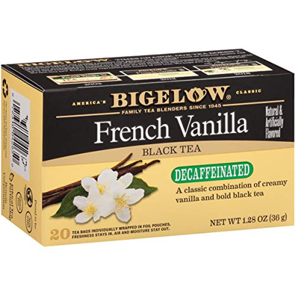 Bigelow Tea Tea - Decaf - French Vanilla - Case of 6 - 20 BAG