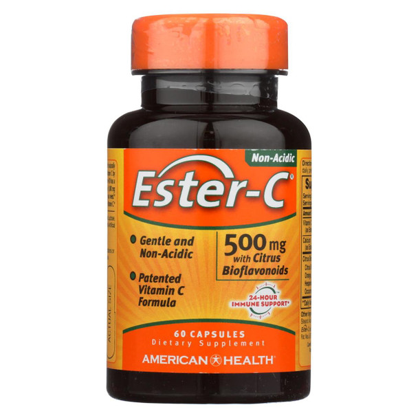 American Health - Ester-C with Citrus Bioflavonoids - 500 mg - 60 Capsules