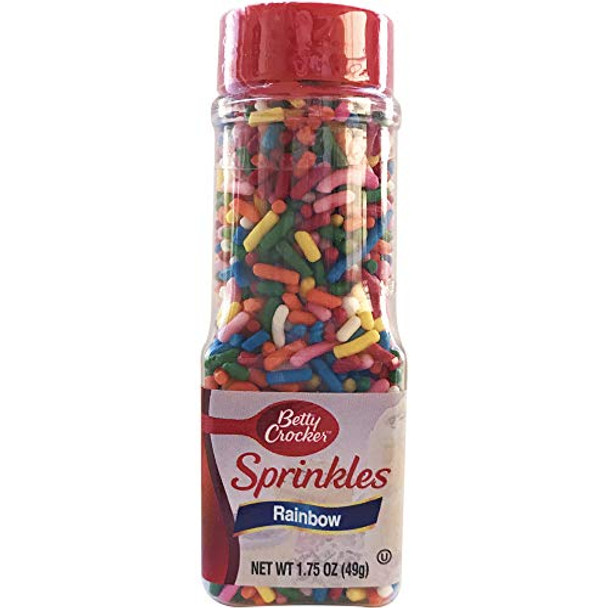 Betty Crocker - Cake Decor Sprinkle Rainbow - Case of 6-1.75 oz