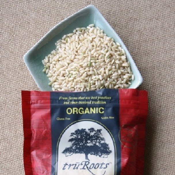 Truroots Organic Germinated Brown Rice - Whole Grain - Case of 15 - 1 lb.