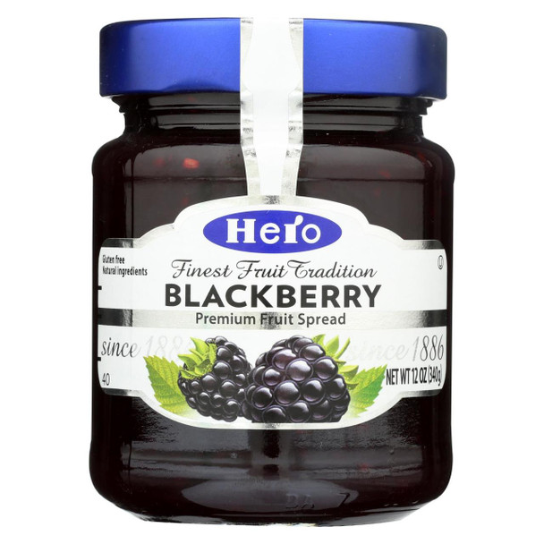 Hero - Fruit Spread Blackberry - CS of 8-12 OZ